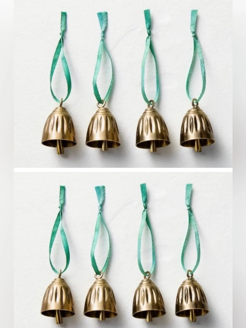 2 Sets | 4pk Bell Christmas Holiday Gift Toppers - Hearth & Hand™ with Magnolia